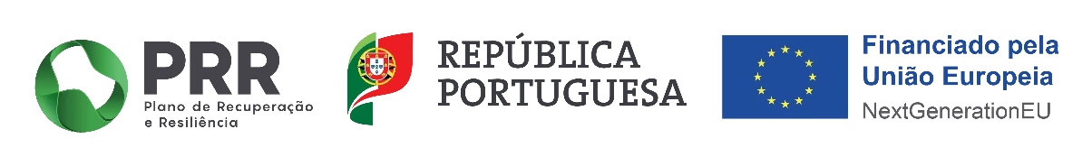 PRR - Plano de Recuperação e Resiliência · República Portuguesa · Financiado pela União Europeia NextGenerationEU